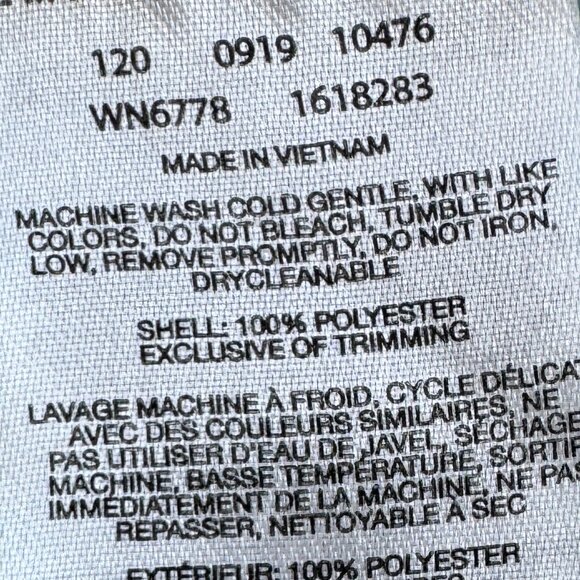 COLUMBIA Toddler fleece jacket, Full zip, Size 12-18 mo, Teal, Blue, Gray, White - Picture 7 of 7